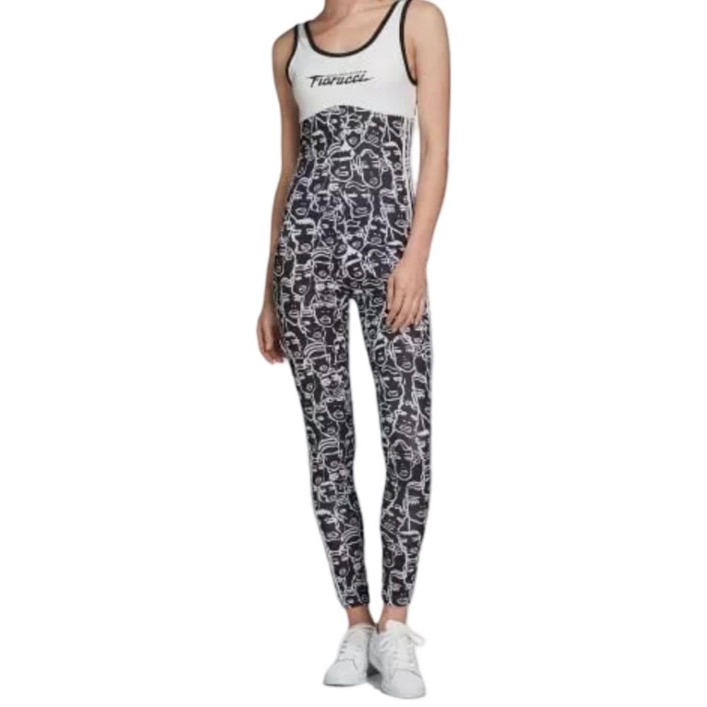 Adidas Originals Womens X
Fiorucci Jumpsuit Multi Face Print Running Workout - Picture 11 of 11